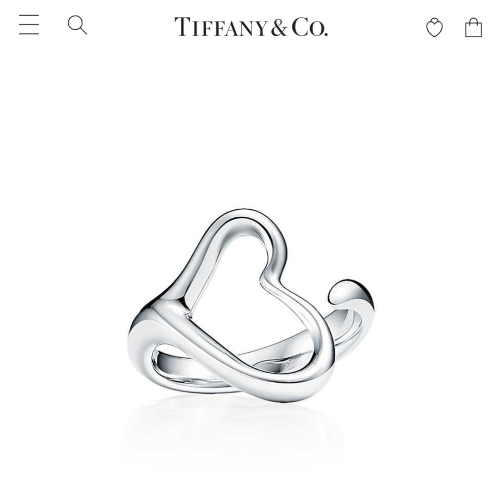 OBO: Tiffany & Co Open ❤️ ring